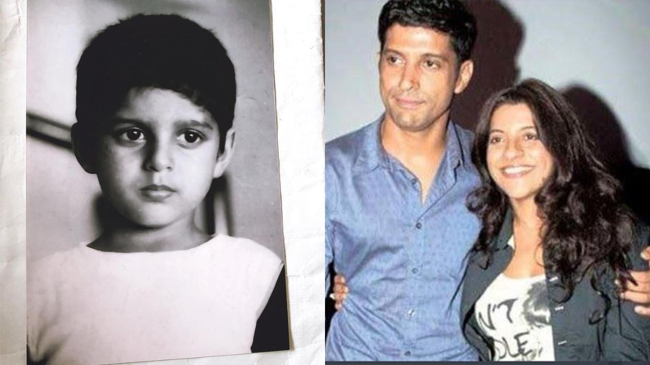 On Farhan Akhtar's birthday, sister Zoya Akhtar shares his childhood photo